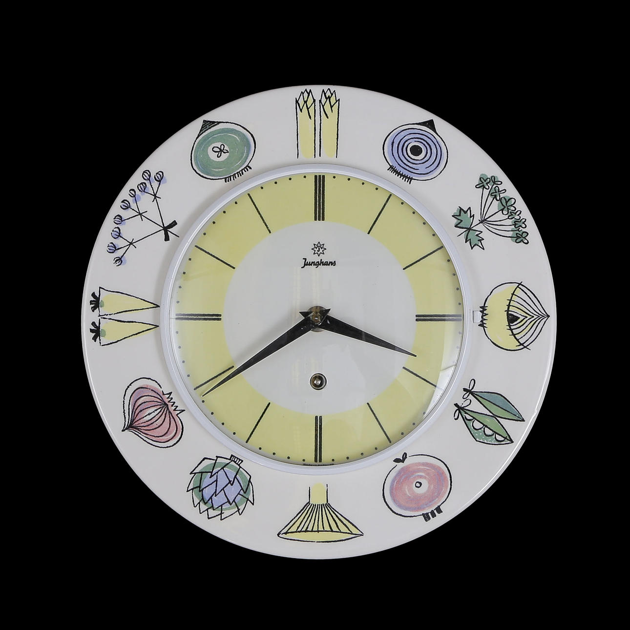 JUNGHANS. WALL CLOCK, DECOR “PICNIC” MARIANNE WESTMAN.