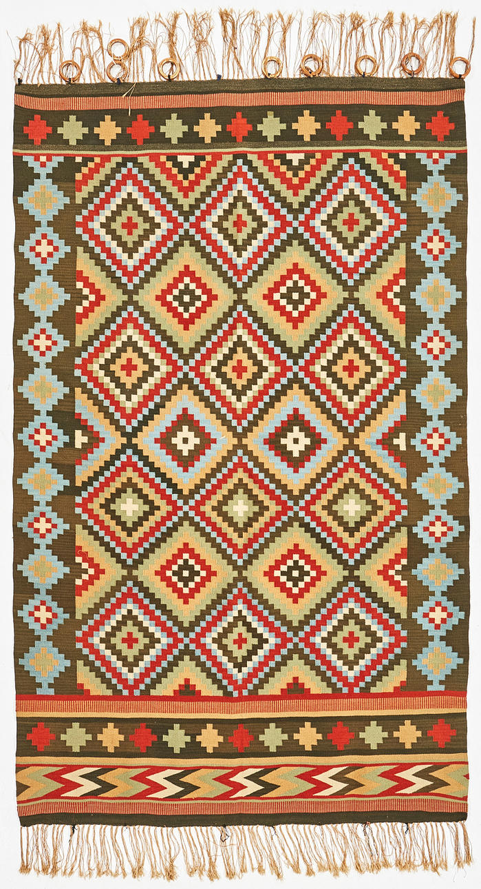 Ein Vorhang, Rüschenleinen, um die Jahrhundertwende 1900.