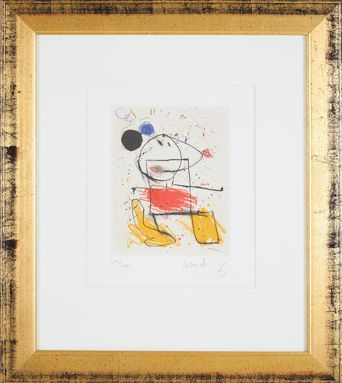 LASSE ÅBERG, Mickey Mouse, signed Lasse Åberg, lithograph, numbered 117/175.