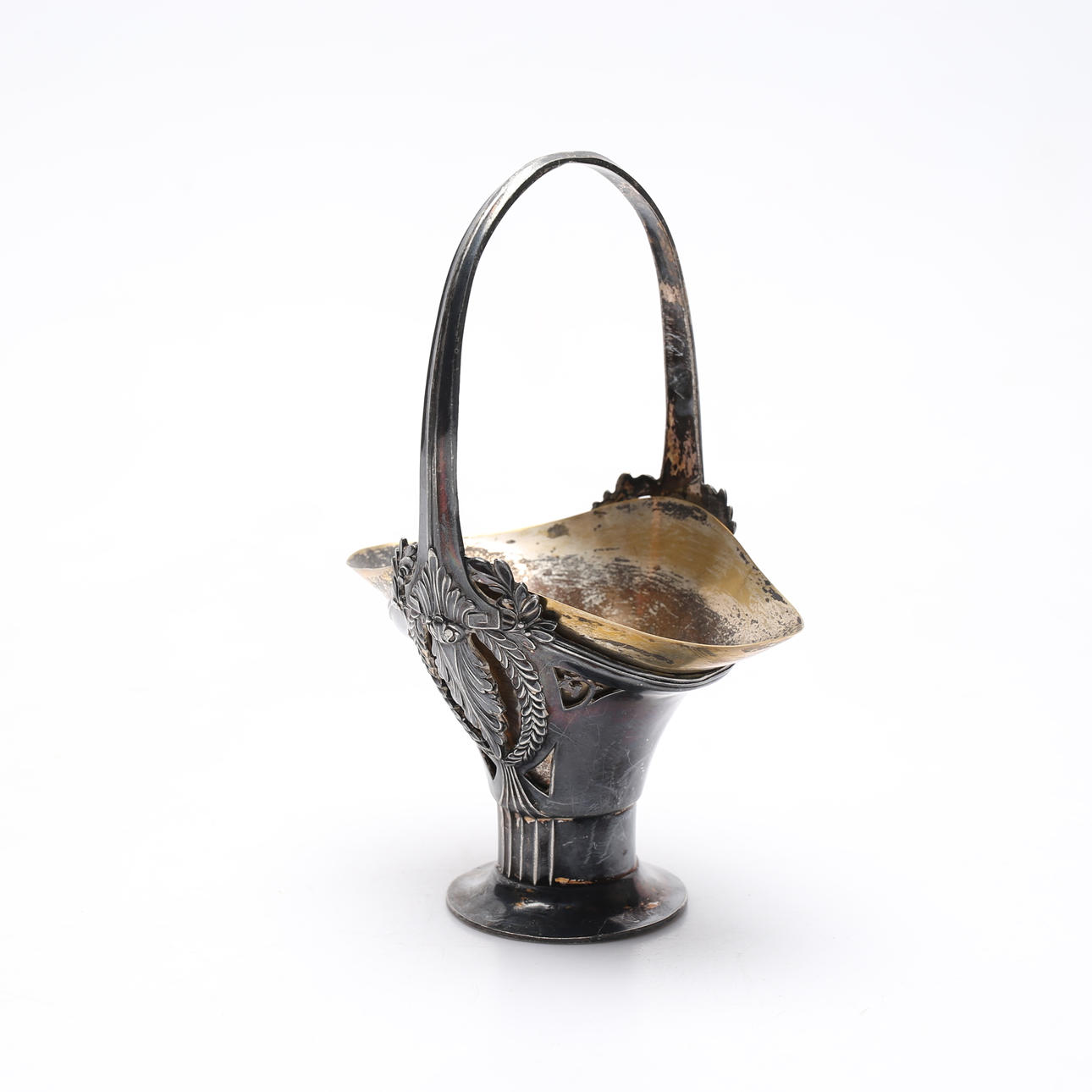 BORDSUPPSATS, 2 delar, nysilver.