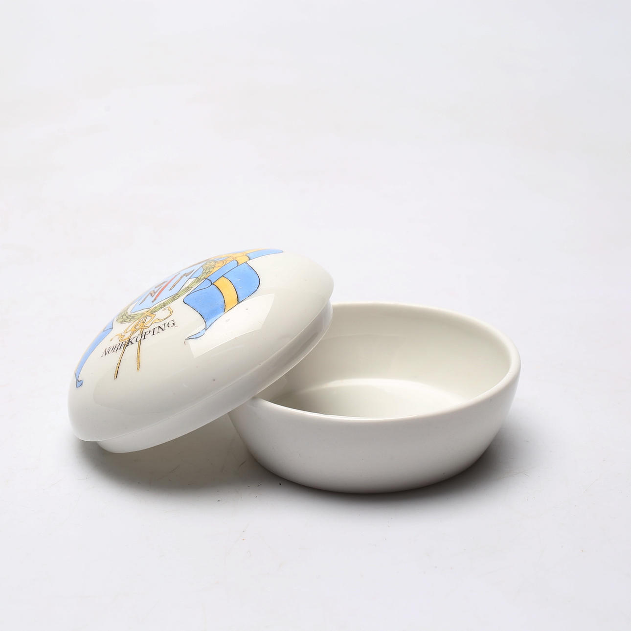 KASSE MED LÅS, Norrköping, E.Hagman, Rörstrand, ved århundredeskiftet.