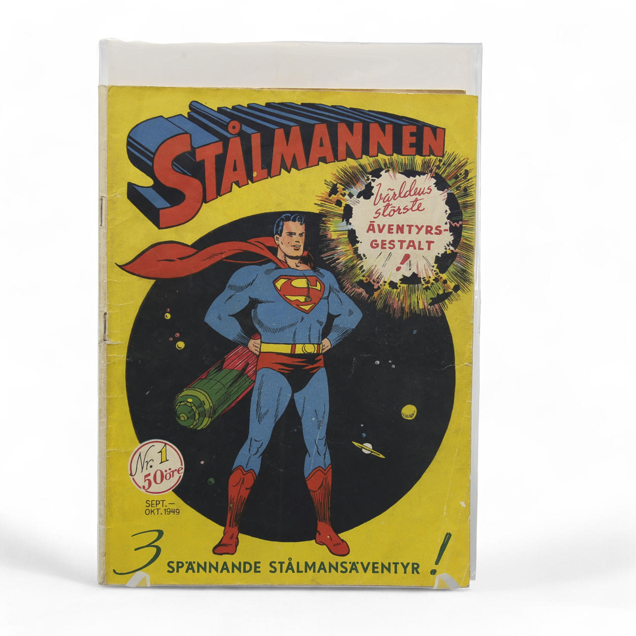 COMICBUCH, „Superman“, Nr. 1, 1949.