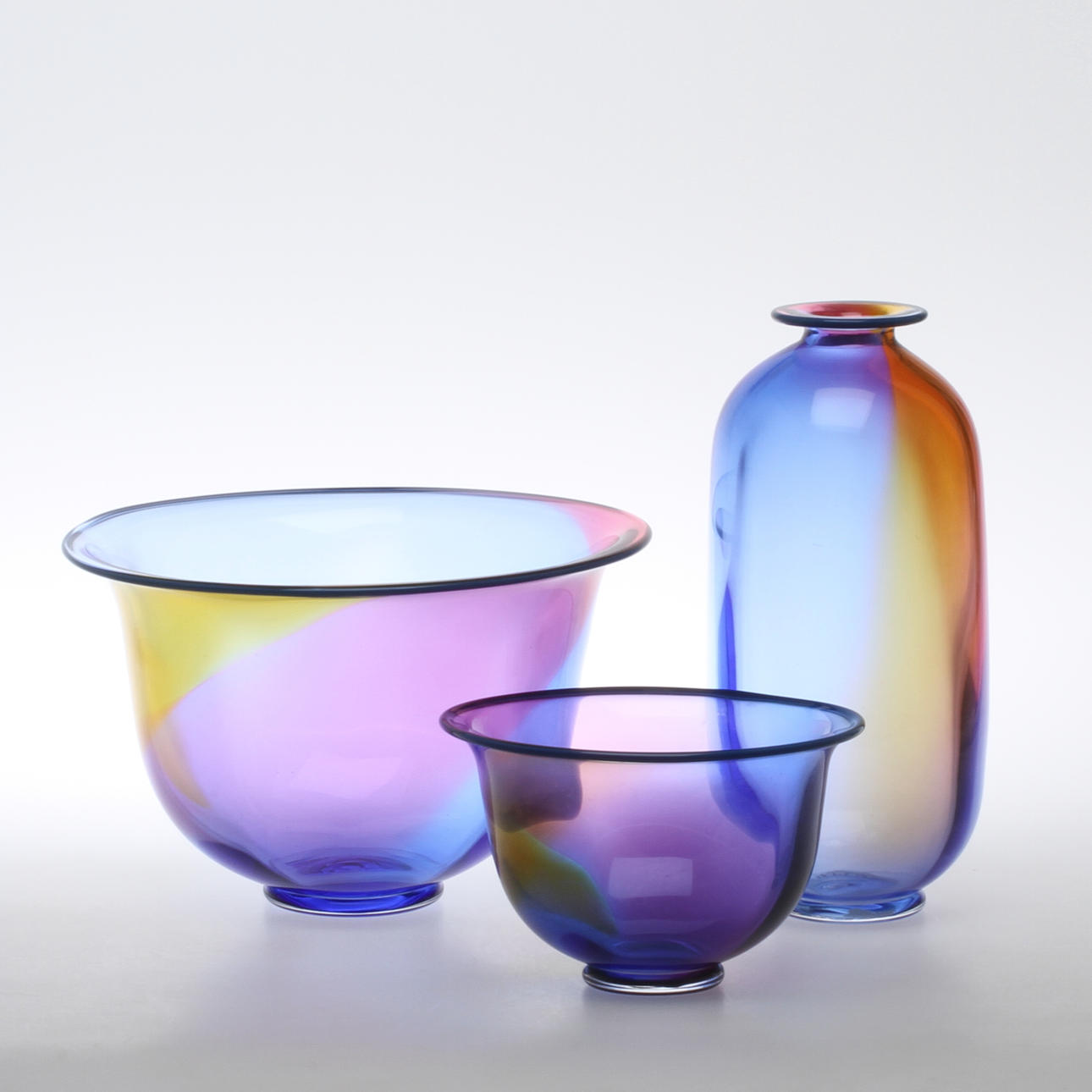 SKÅLAR, 2 st, samt VAS, glas, Transjö WRC.