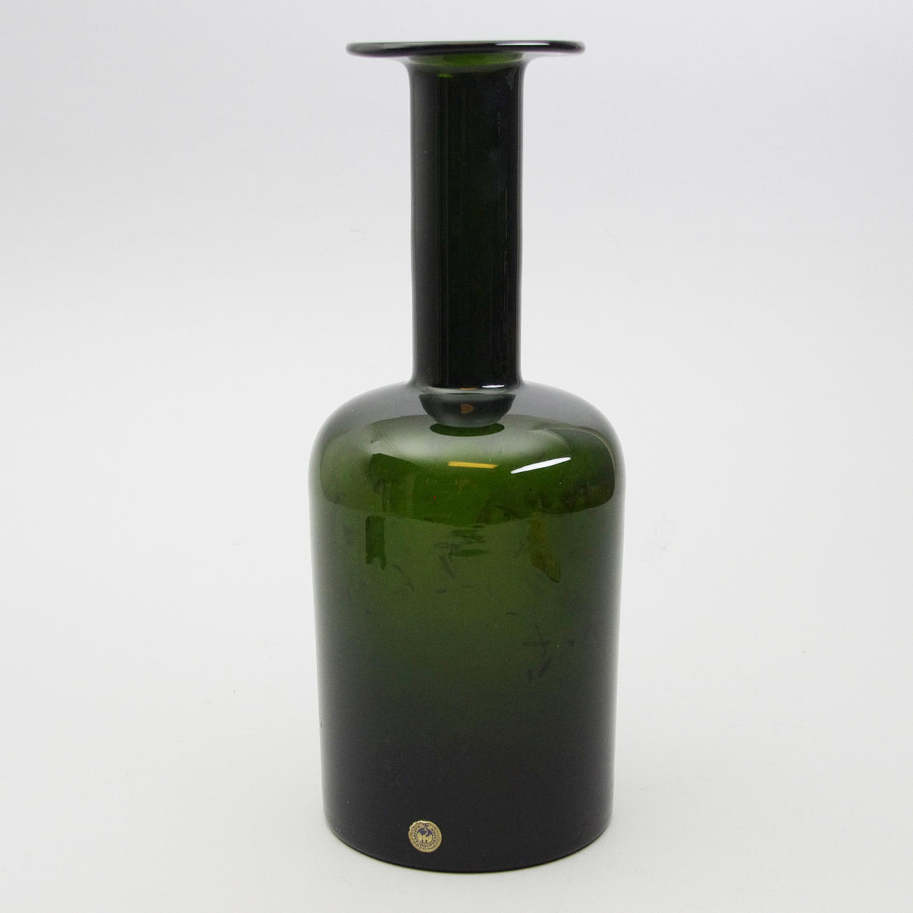 VAS, grönt glas, Otto Bauer, Kastrup Holmegaard.