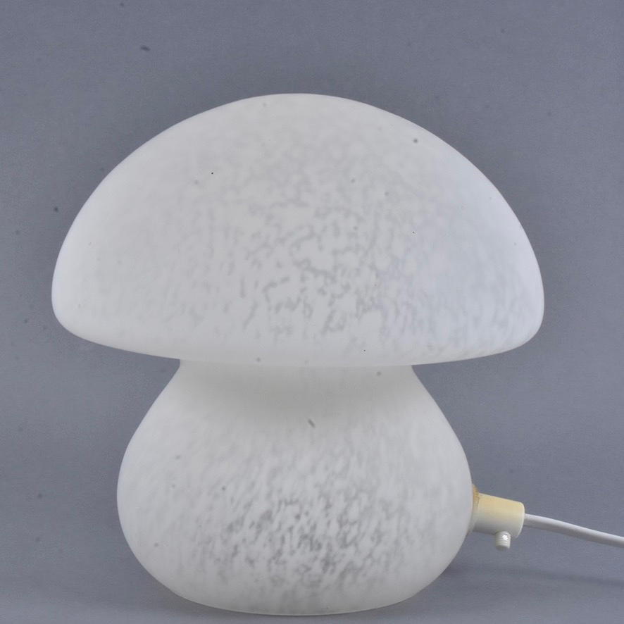 BORDSLAMPA, svamp, glas, Lamp Gustaf.