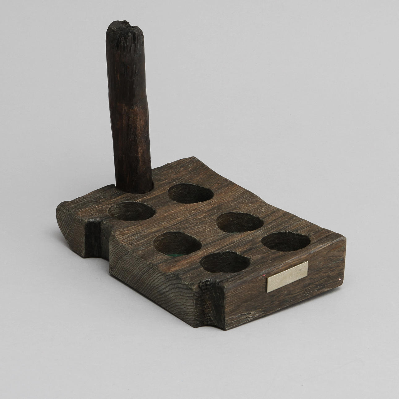 FARTYGSDEL, svartek från Riksvasa, plakettmärkt.