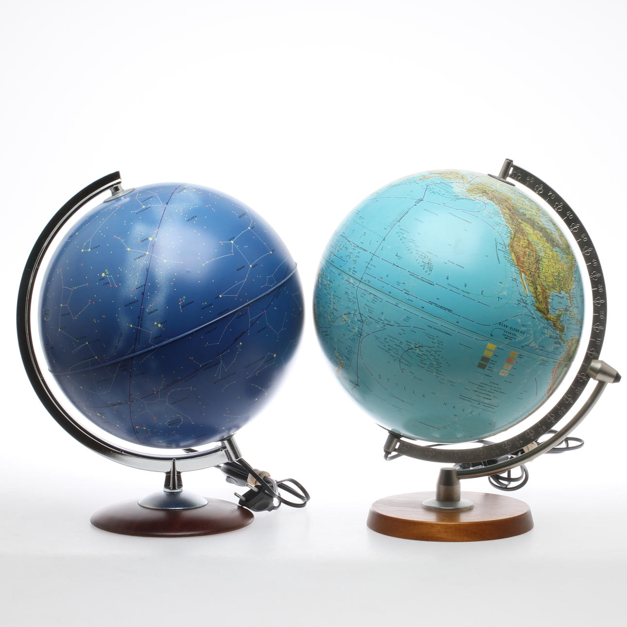 JORDGLOB, HIMMELSGLOB, Danmark och Italien, 19/2000-tal.