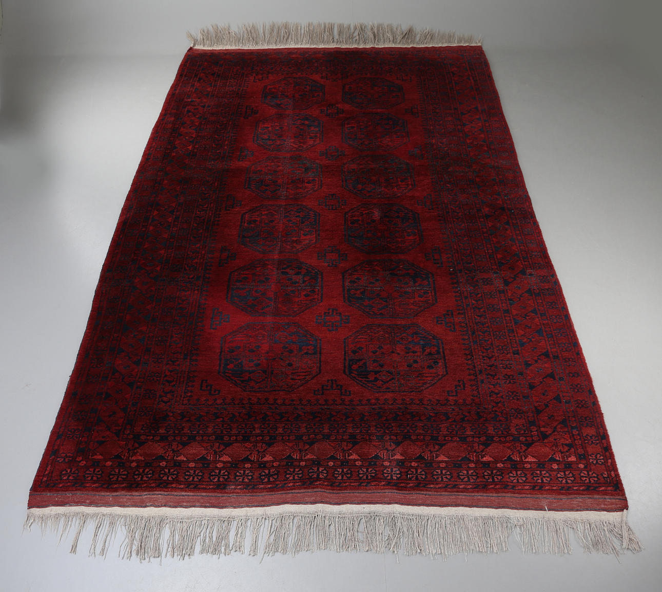 MATTA, handknuten,Afgan, 295 x 203 cm, 1900-talets senare hälft.