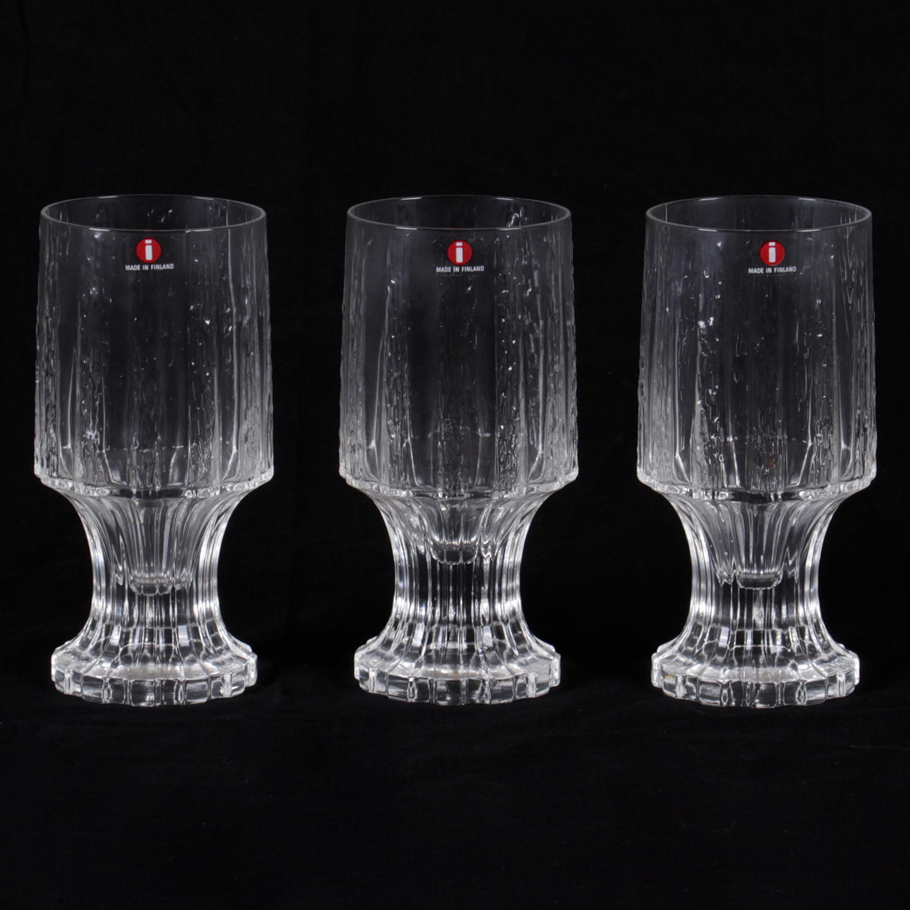 GLAS, 6 st. Iittala, 1900-tal.