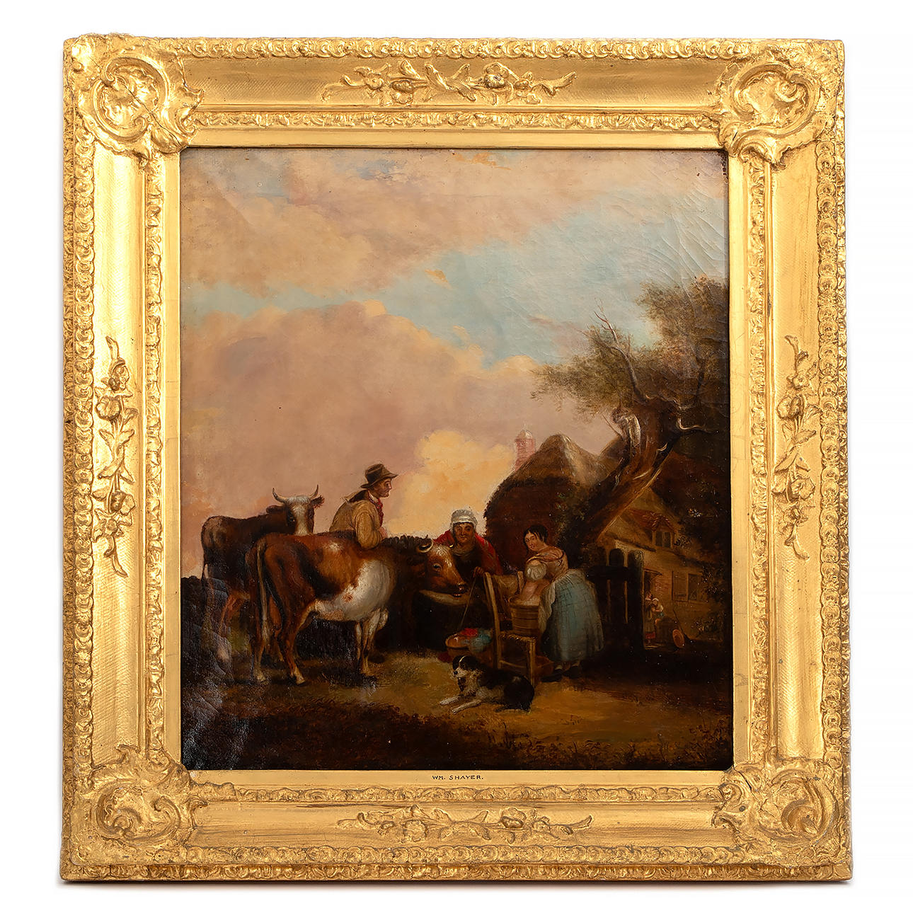 WILLIAM SHAYER. Oil on canvas, signed. Art - Paintings - Auctionet