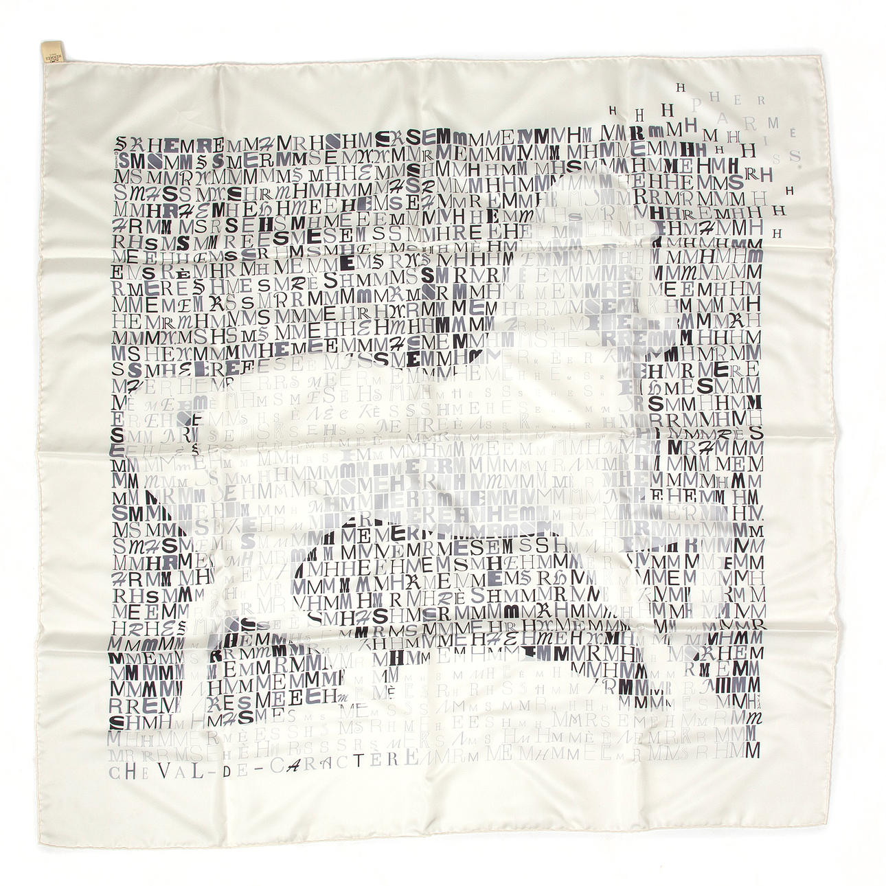 HERMÈS. Scarf, "Cheval de Caractere", siden.