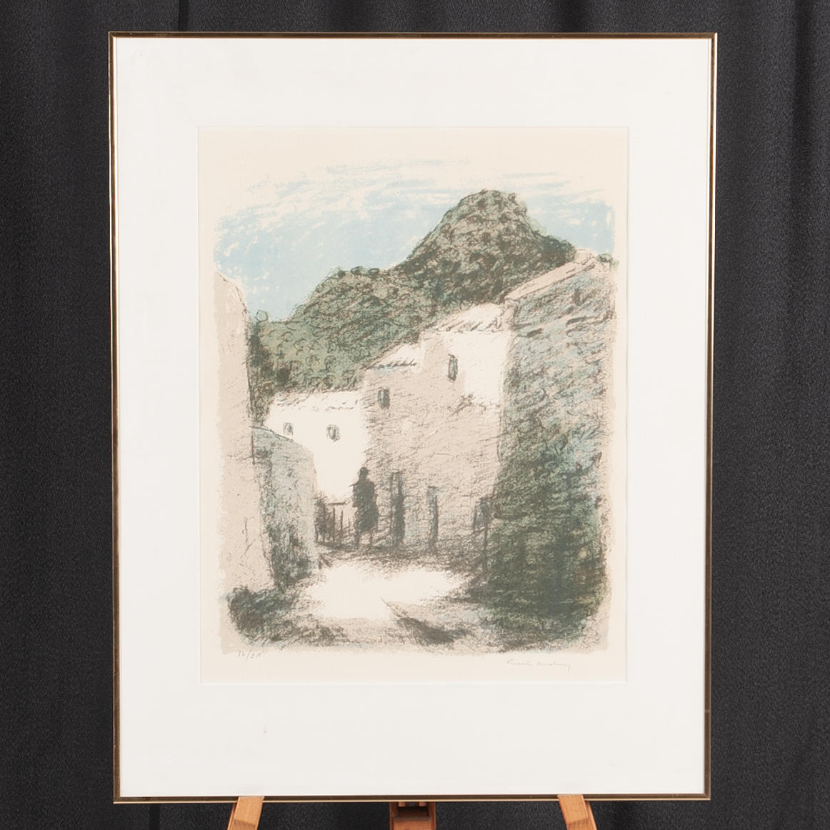 GUSTAV RUDBERG. Lithograph signed numbered 86/210.
