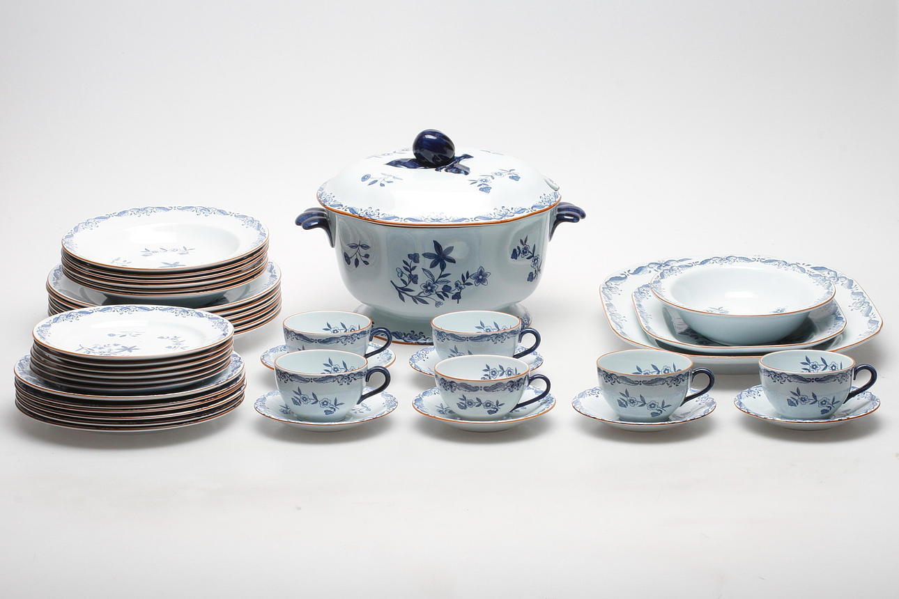SERVISDELAR, 34 delar, porslin, "Ostindia", Rörstrand.