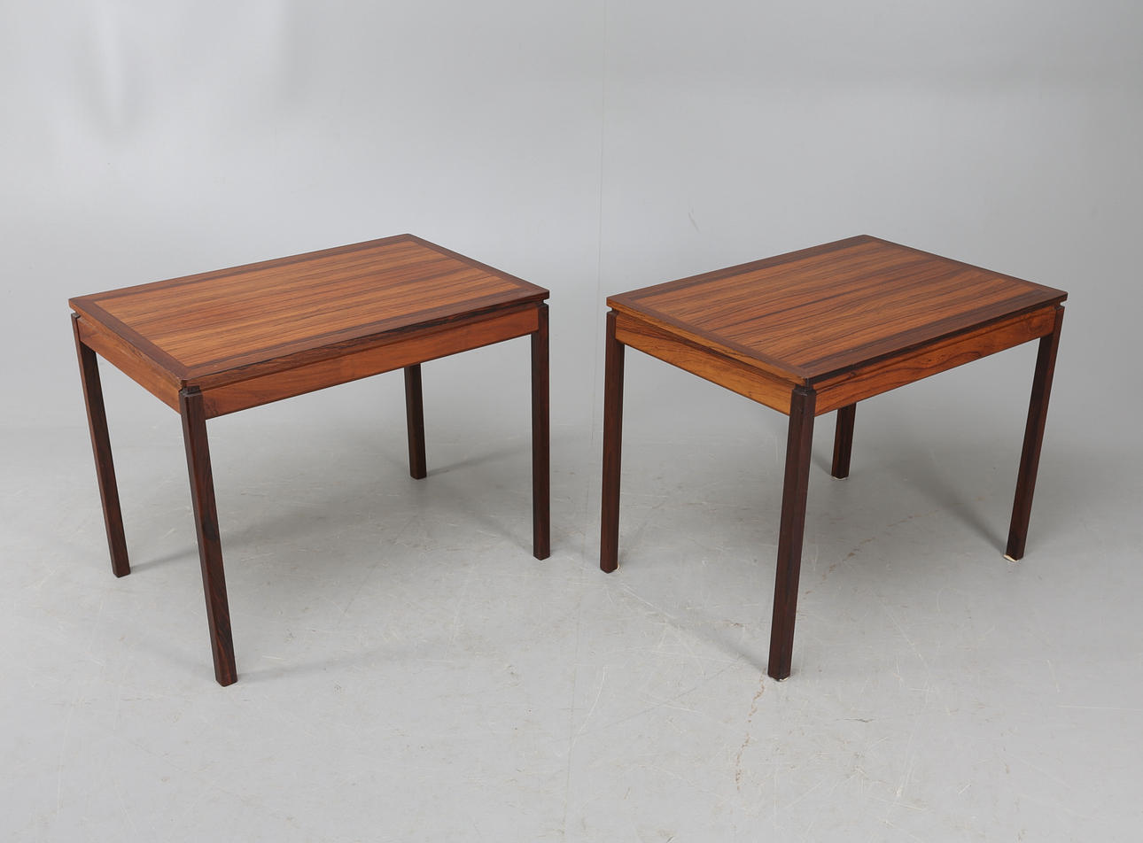 BORD, 1 par, ädelträ, AB Säffle Möbelfabrik, Yngvar Sandström, 1900-talets mitt.