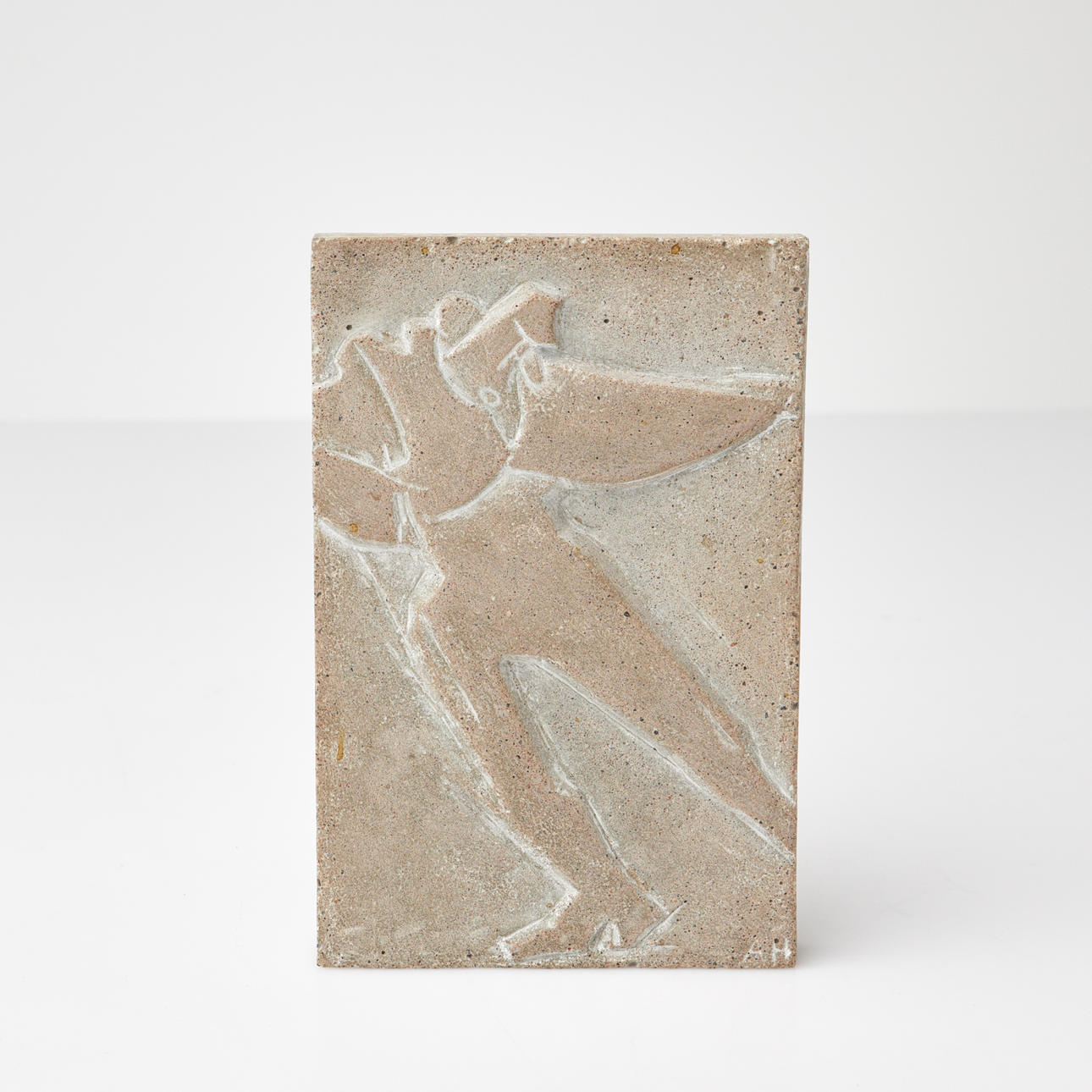 ANNIKA HEED. Wall relief in concrete, monogram signed AH, verso numbered 1/3.