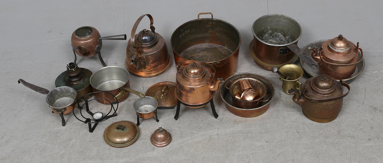 KOPPARFÖREMÅL, 1800-1900-tal.