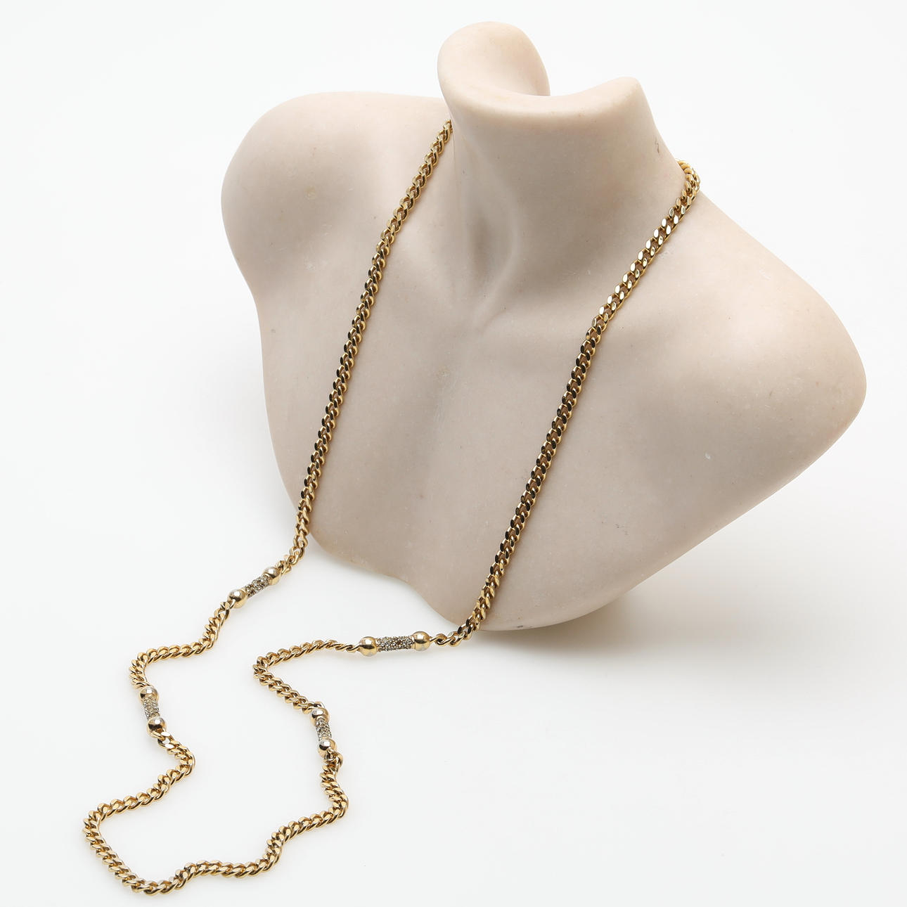 CHRISTIAN DIOR, a bijouterie necklace, stamped.