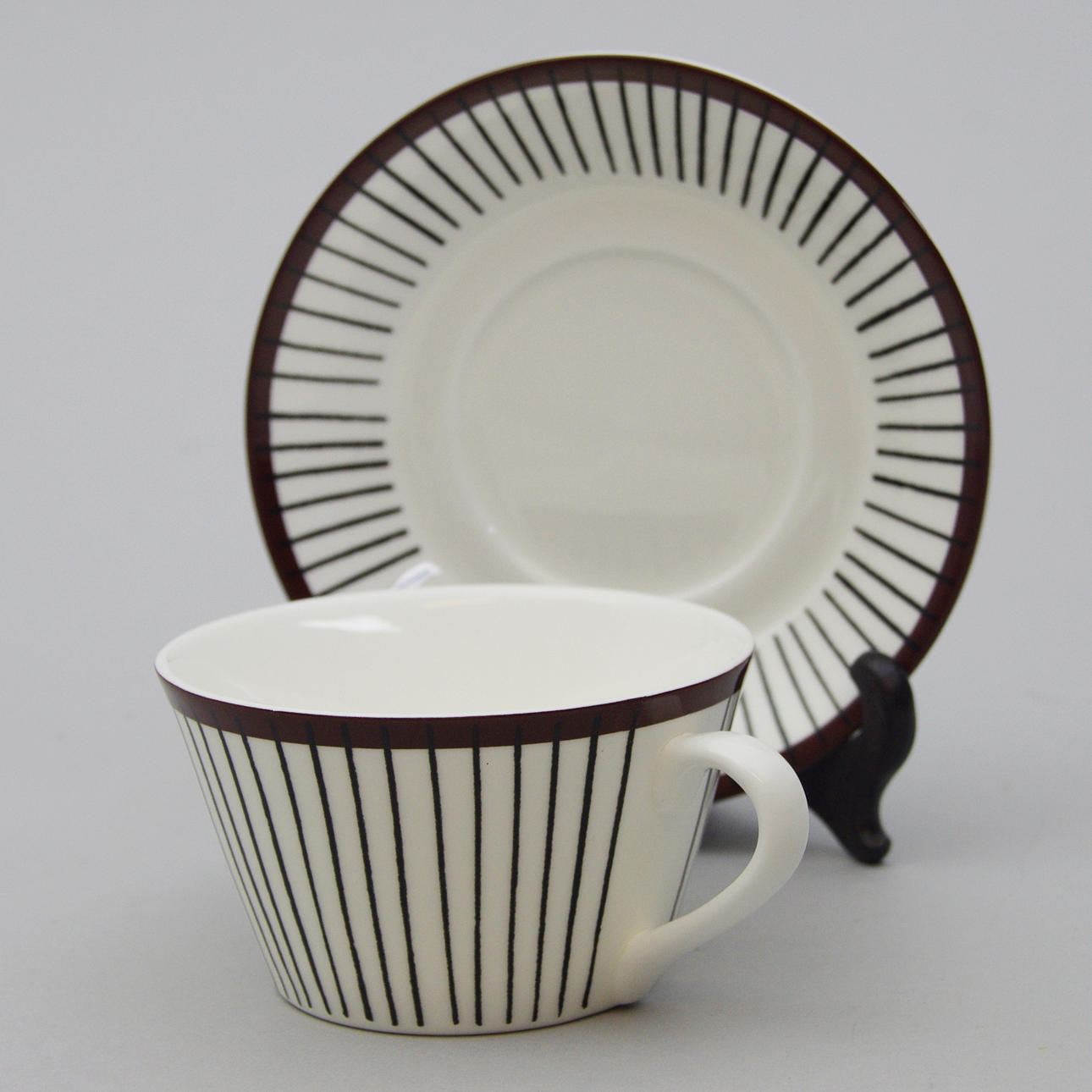 TEKOPP MED FAT, "Spisa Ribb", Gustavsberg.