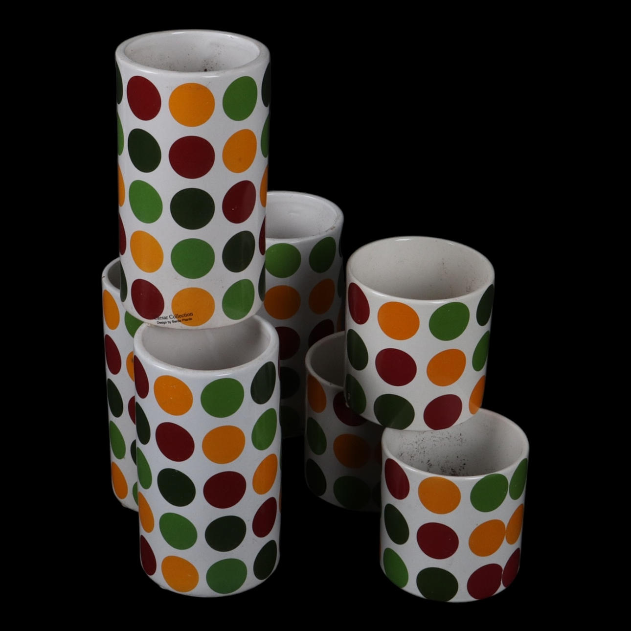 KRUKOR, keramik, 8 st, Caesar Collection, design Berde Plants.