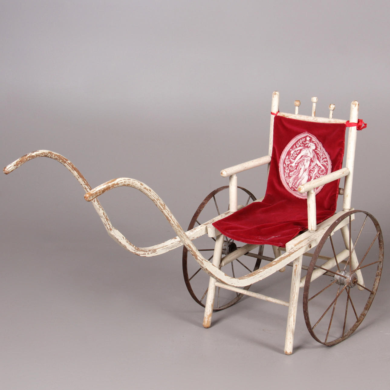 DOCKVAGN, trä och metall, tidigt 1900-tal.