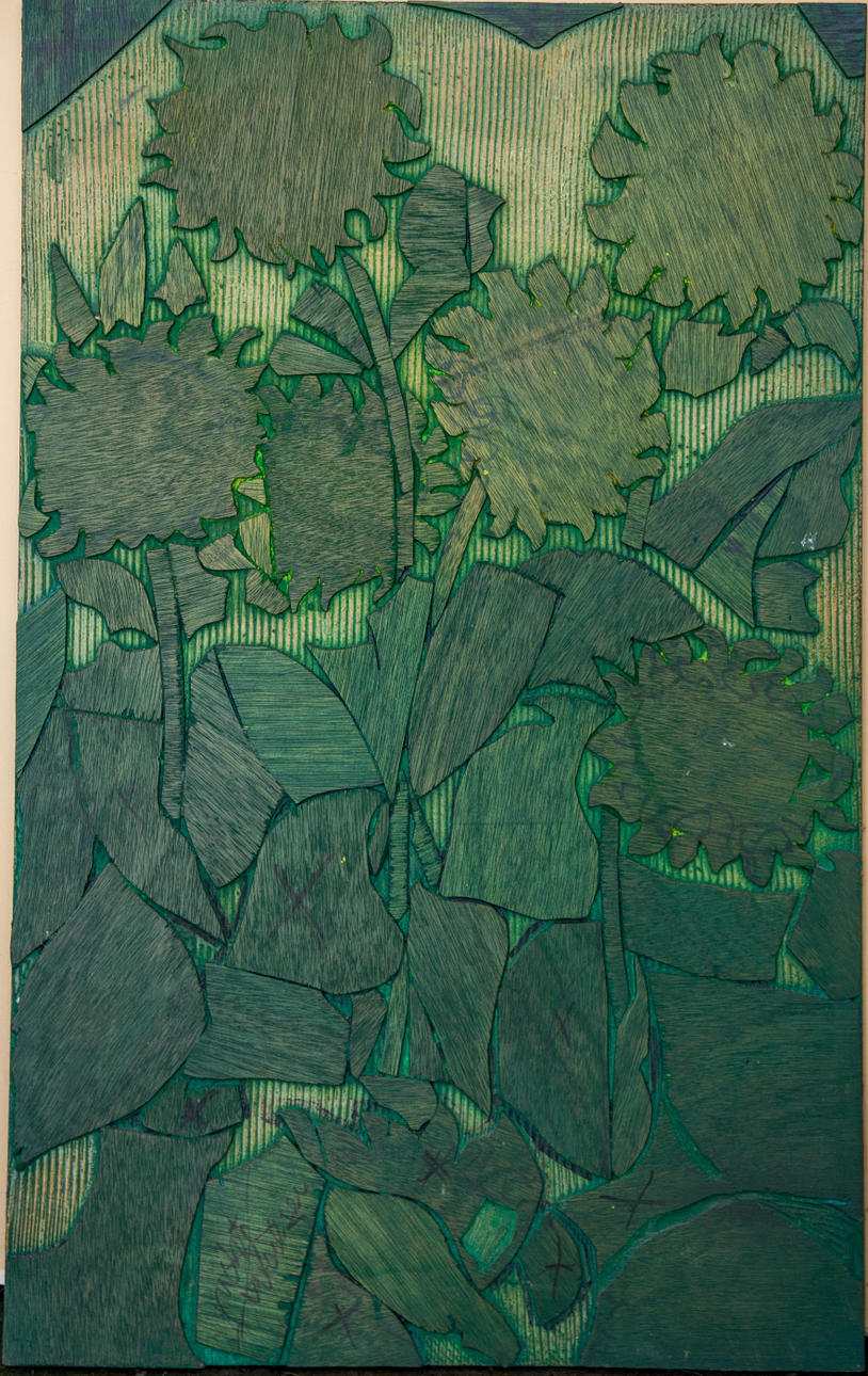 HANS HAHN-SEEBRUCK. utskrift blocket BLOMMOR.