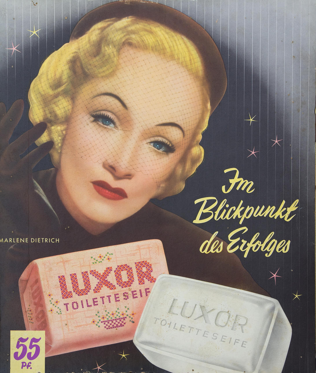 POSTER, old Marlene Dietrich poster.