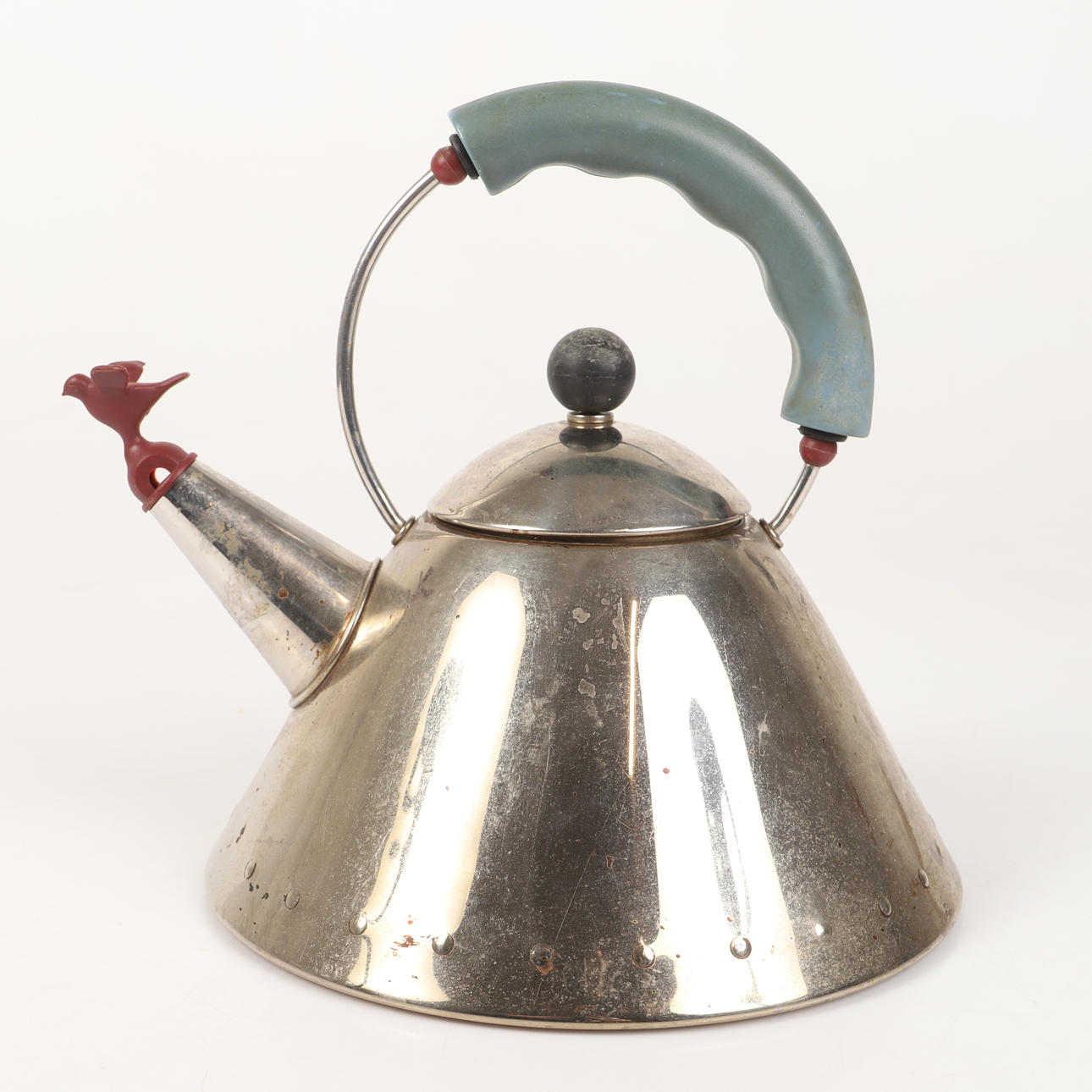 MICHAEL GRAVES. Vattenkokare, rostfritt stål, Alessi, Italien.