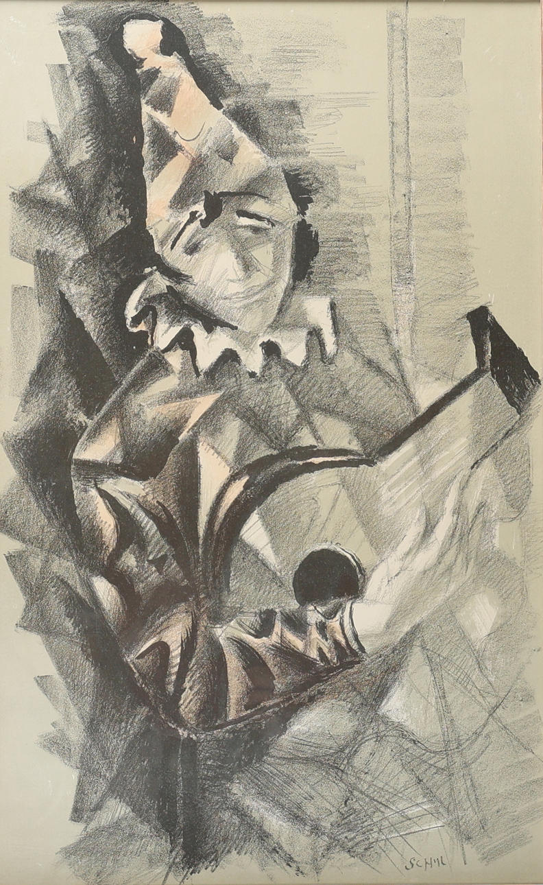 JULES SCHYL, lithograph.