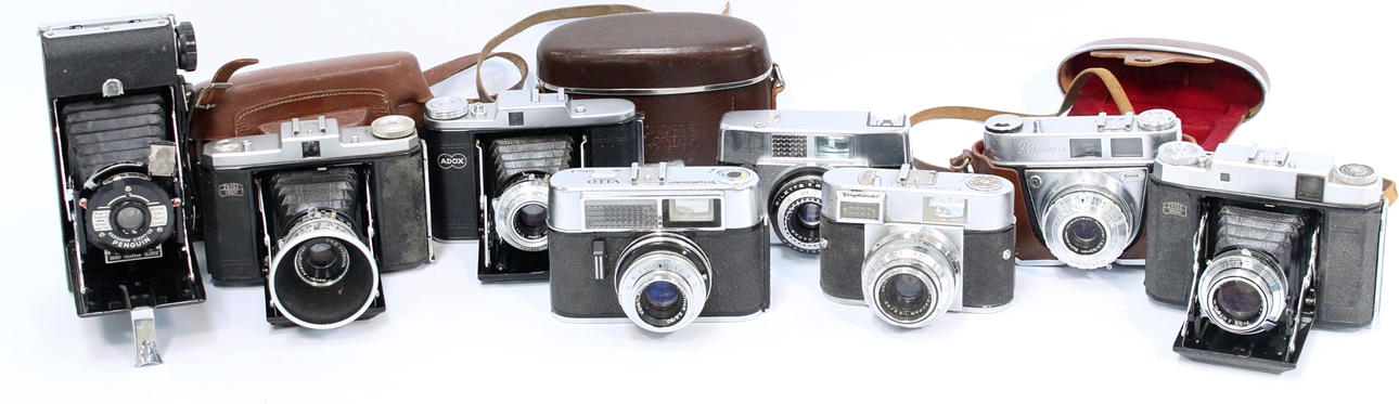 KAMEROR, 8 st, vintage.