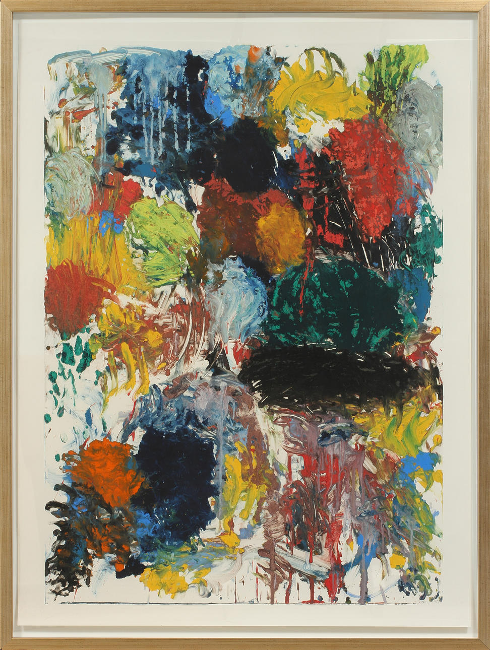 CLINTON STORM. Blandteknik, signerad, daterad 1989.