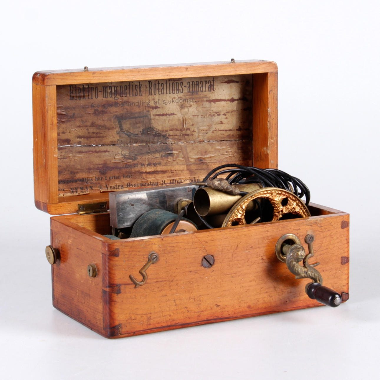 ROTATIONSAPPARAT, Elektro-magnetisk Rotations-apparat, 1800/1900-tal.