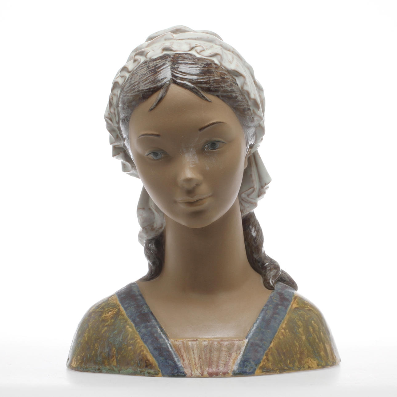 BYST, Kvinna, keramik, Lladro, Spanien.