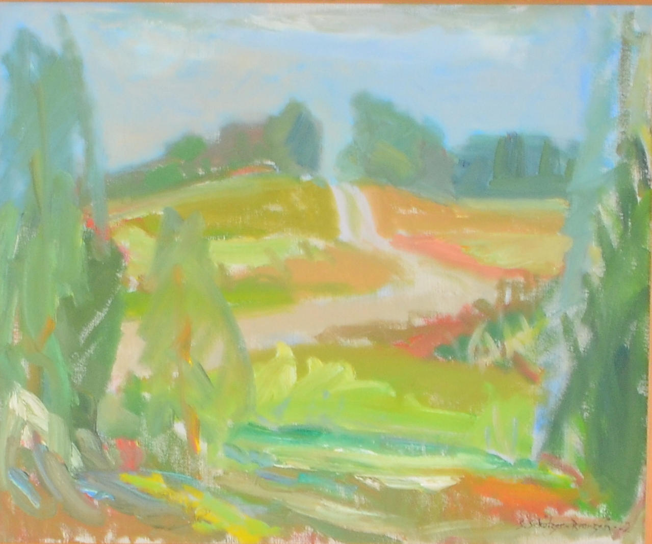 SVEN SCHÜTZER BRANZÉN. Olja på duk.