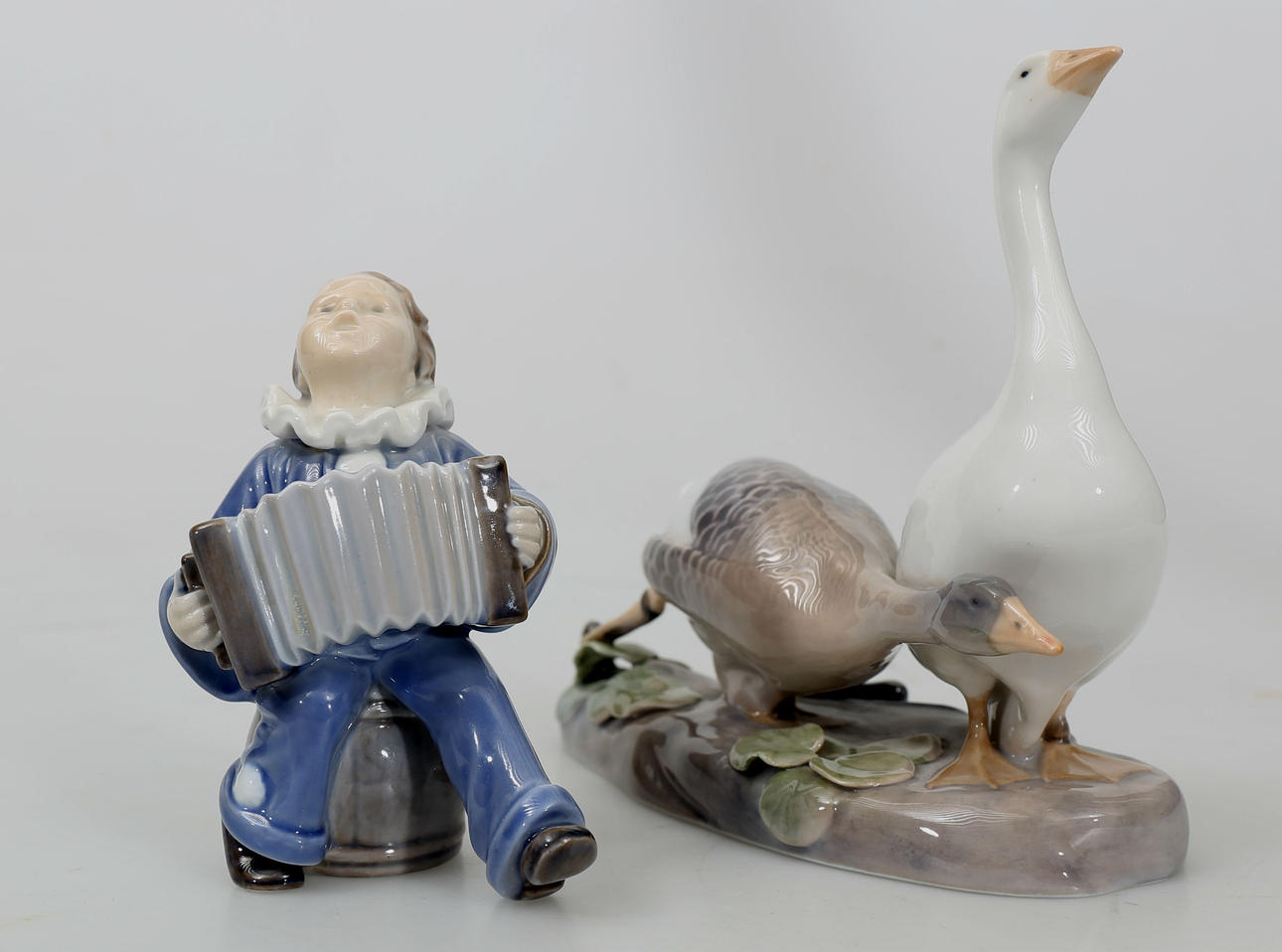 FIGURINER, porslin, 2 stycken, Kunglig Dansk.