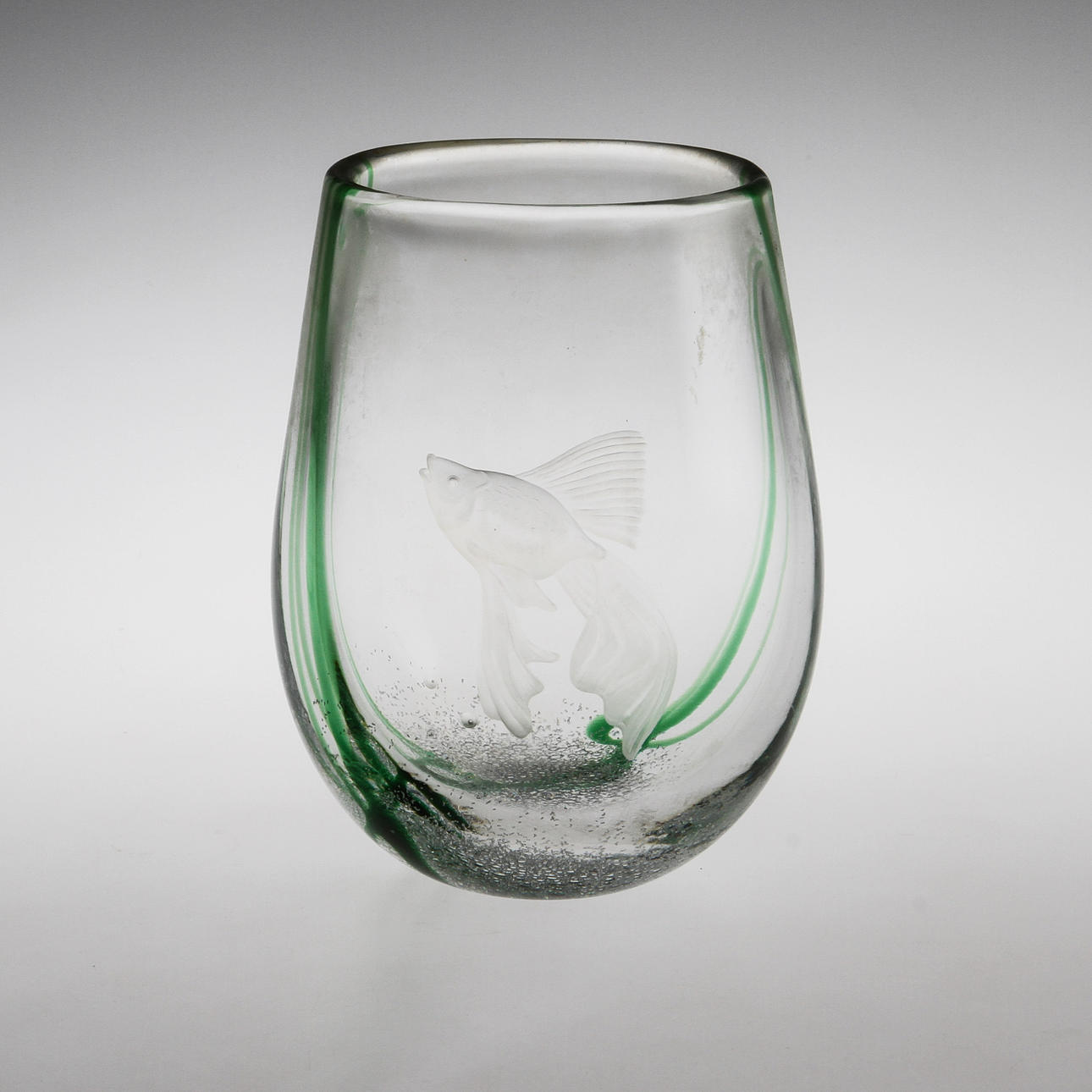 VAS, glas, Vicke Lindstrand, Orrefors.