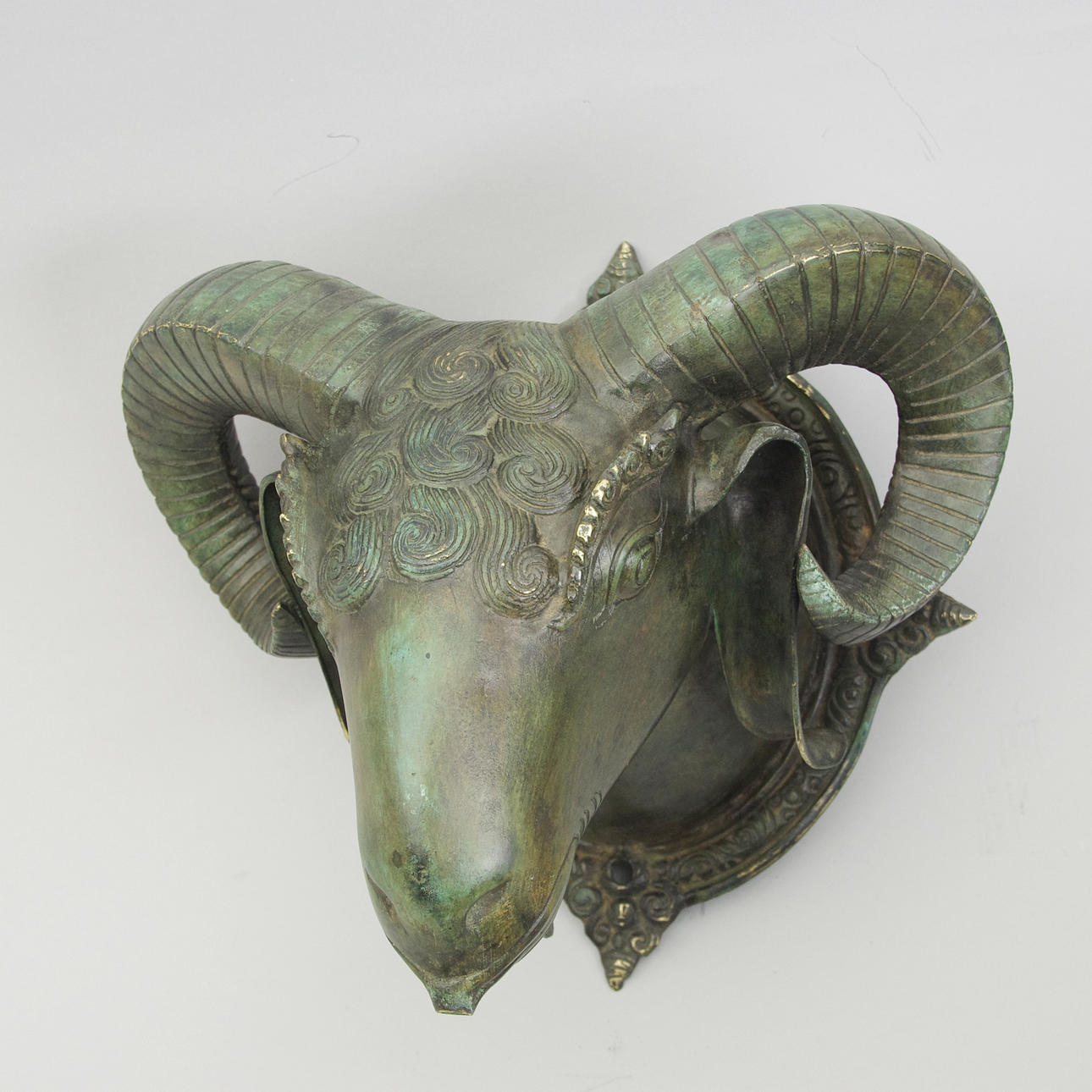 FONTÄNFIGUR, bock, brons.