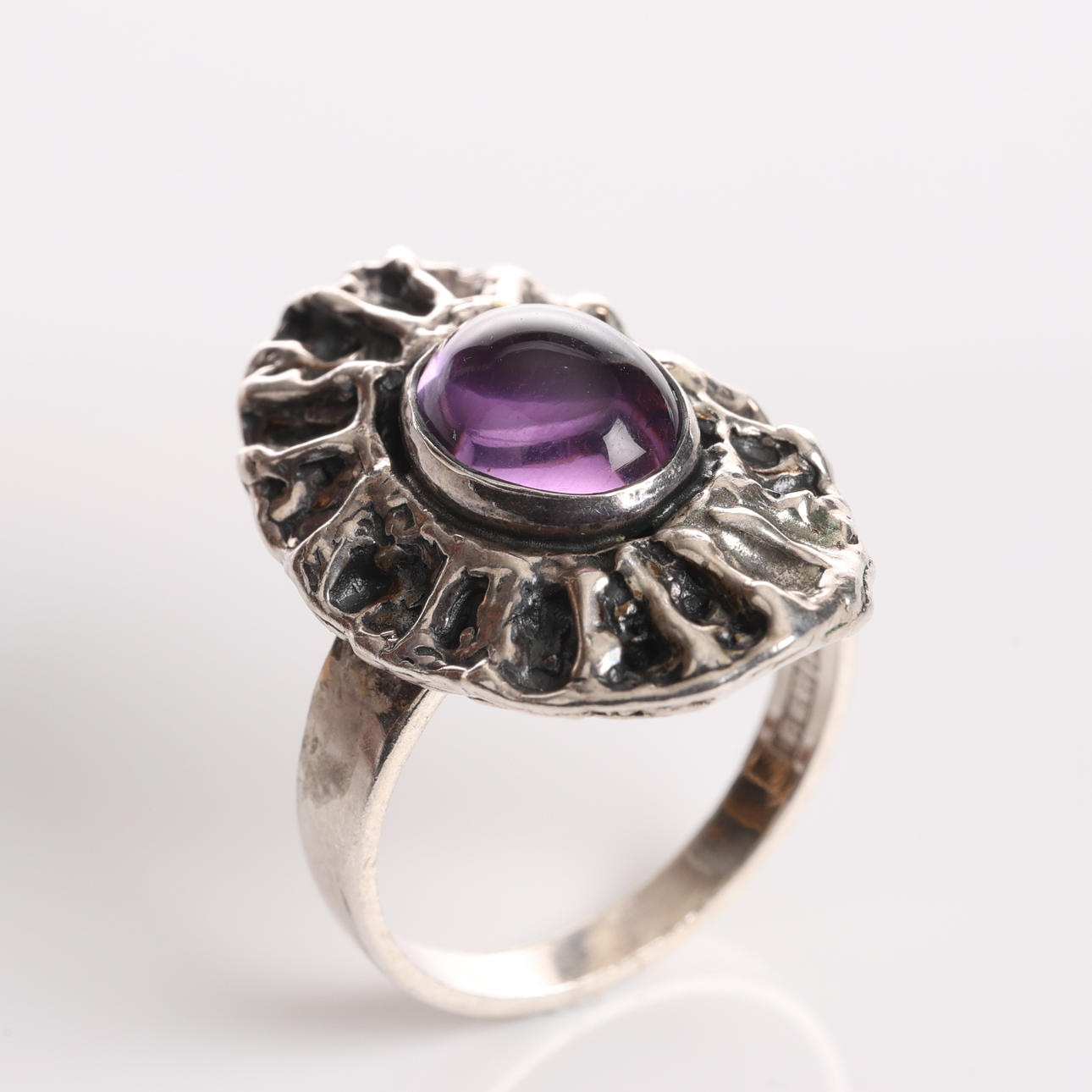 A sterling silver ring, Köping, 1971.