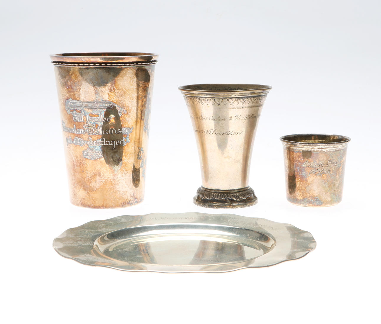 SILVERSAKER, 4 delar, 1900-tal.