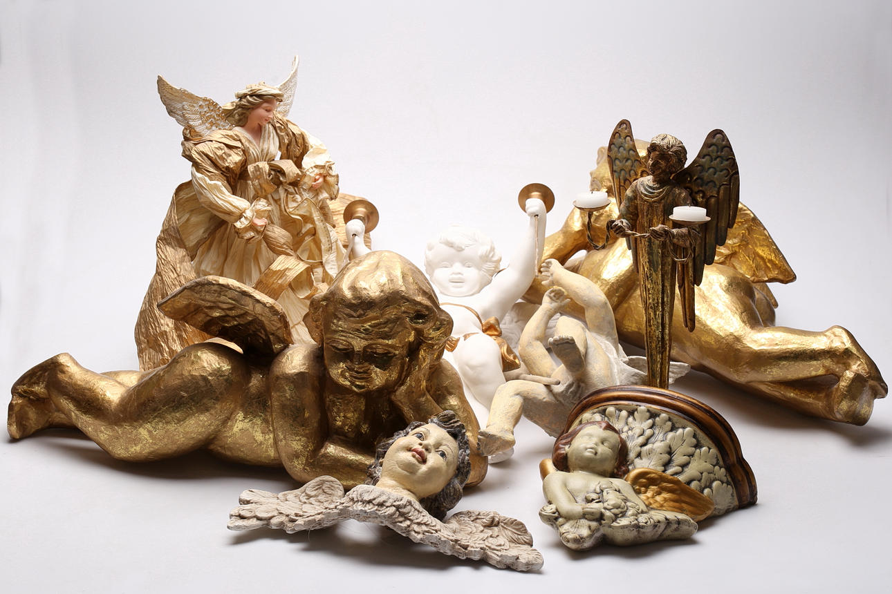 PARTI INREDNING, änglar och puttisar, samtida.