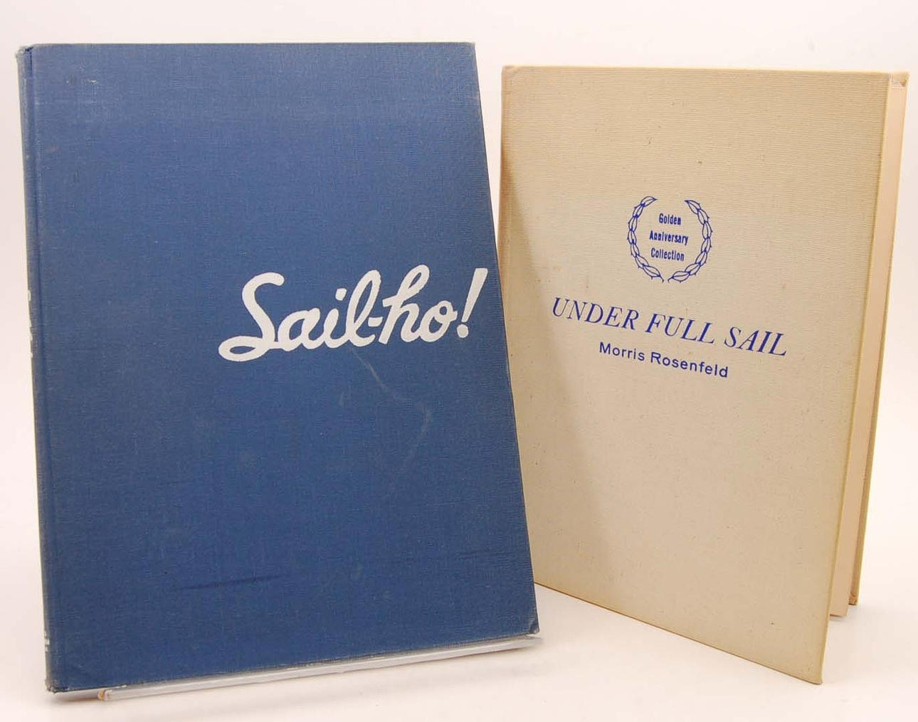 ROSENFELD, MORRIS. Under full sail / Sail-ho! Sailing Yacht pictures.