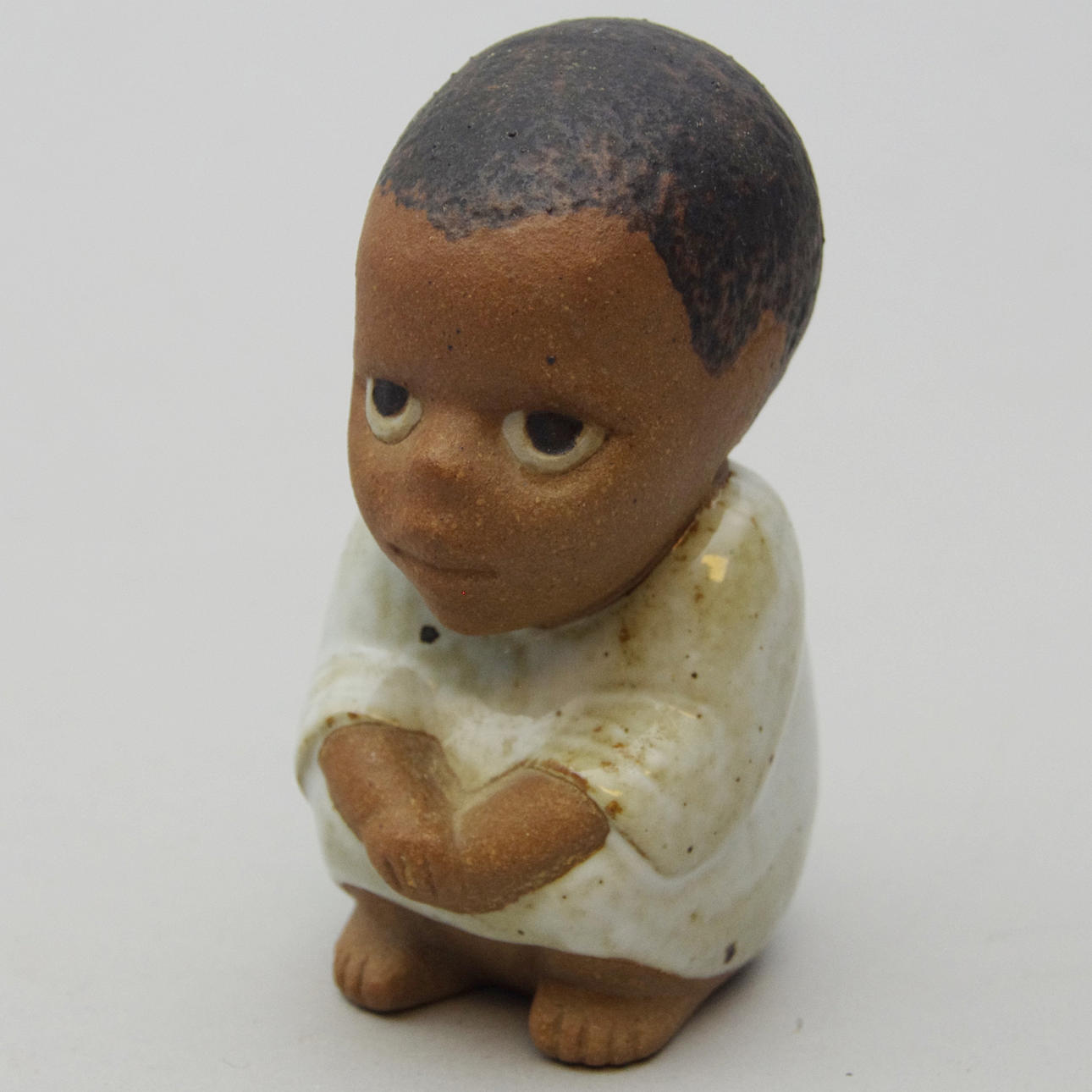 FIGURIN, keramik, ur världens barn, Lisa Larson.