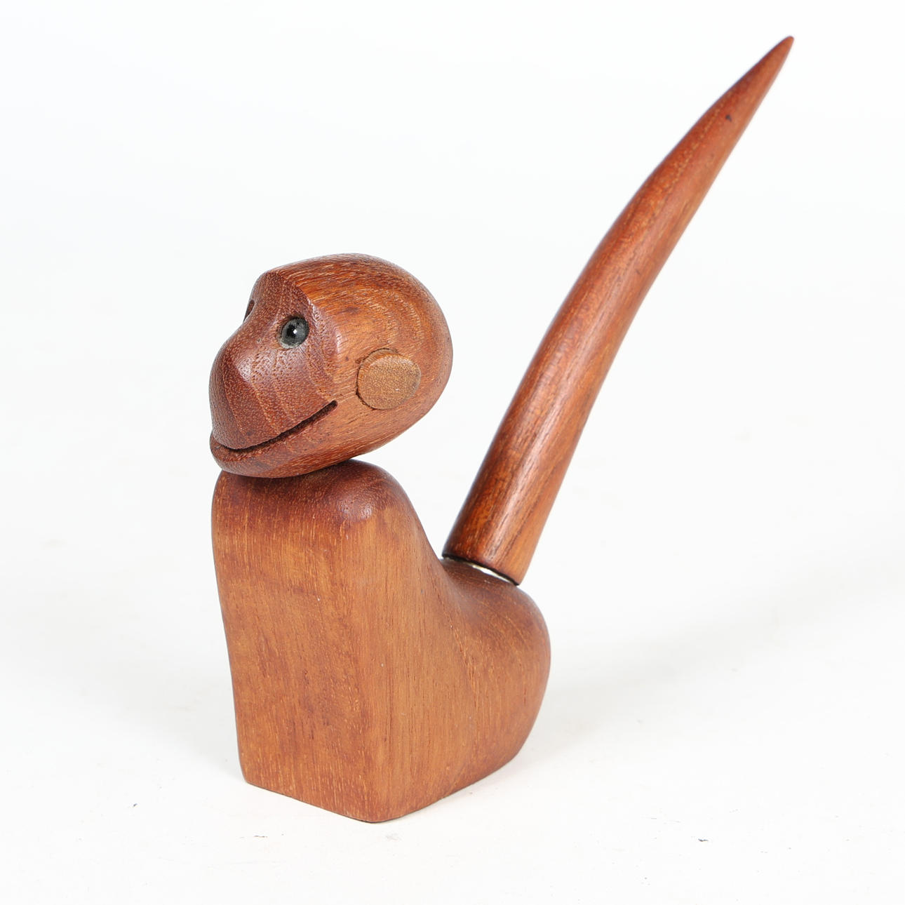 LEO KARI. DANISH TEAK CORKSCREW IN THE FORM A MONKEY.