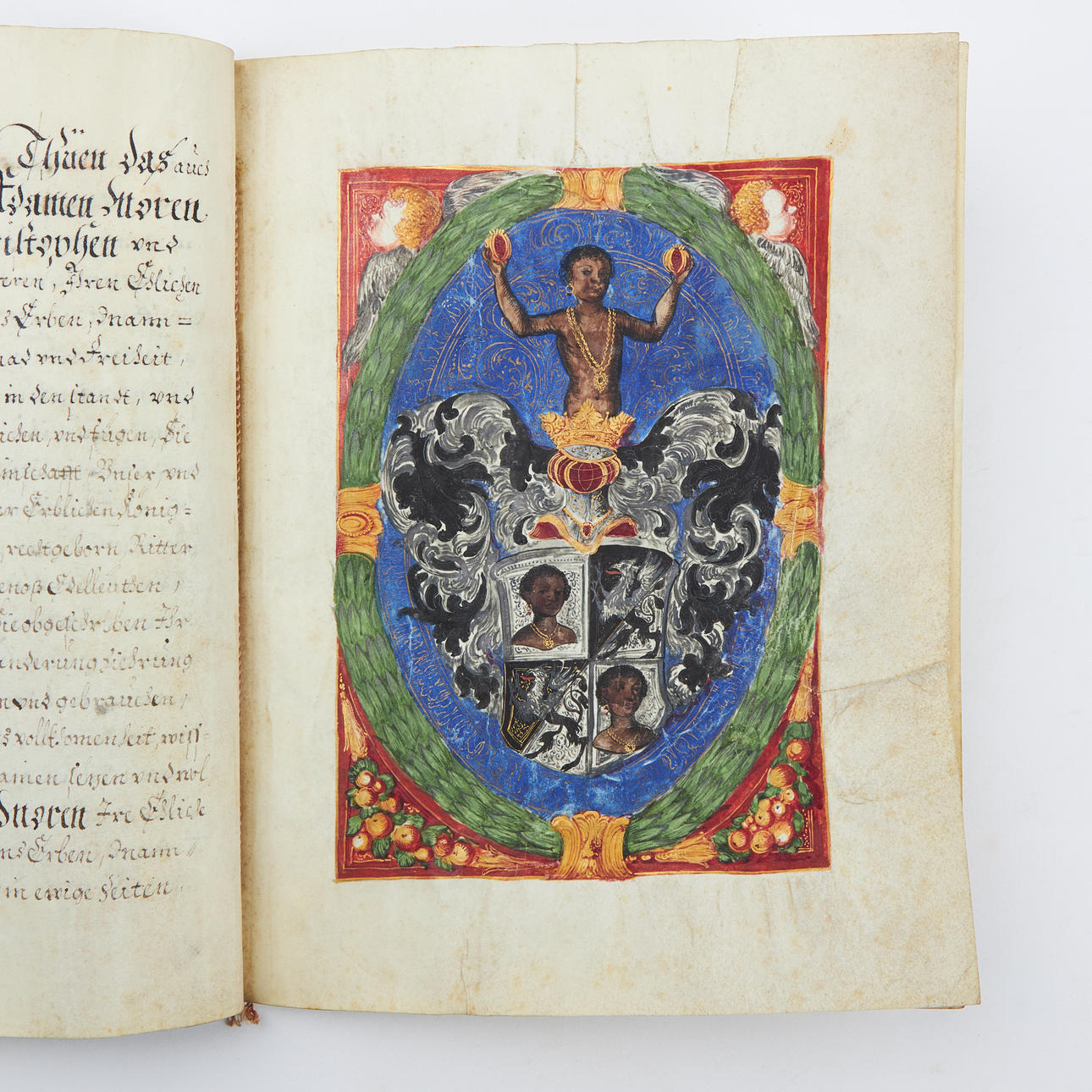 LETTERS PATENT OF ENNOBLEMENT SIGNED BY LEOPOLD I, concerning Jakob ...