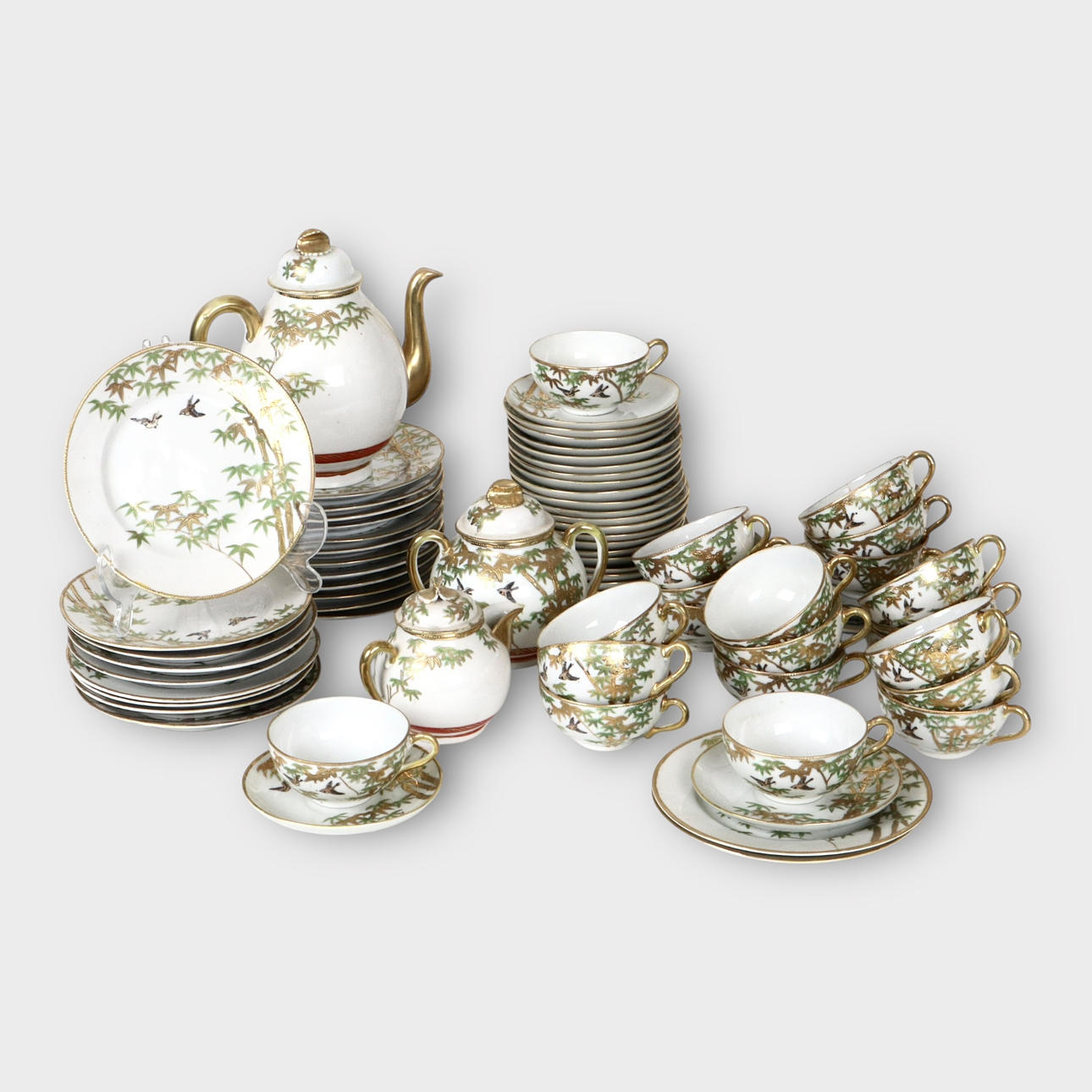 A 65 piece porcelain coffee set, Japan.
