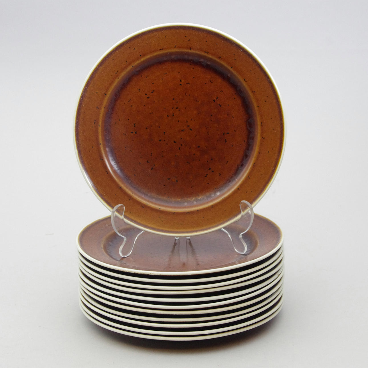 TALLRIKAR, 12 stycken, "Coq", Stig Lindberg, Gustavsberg.