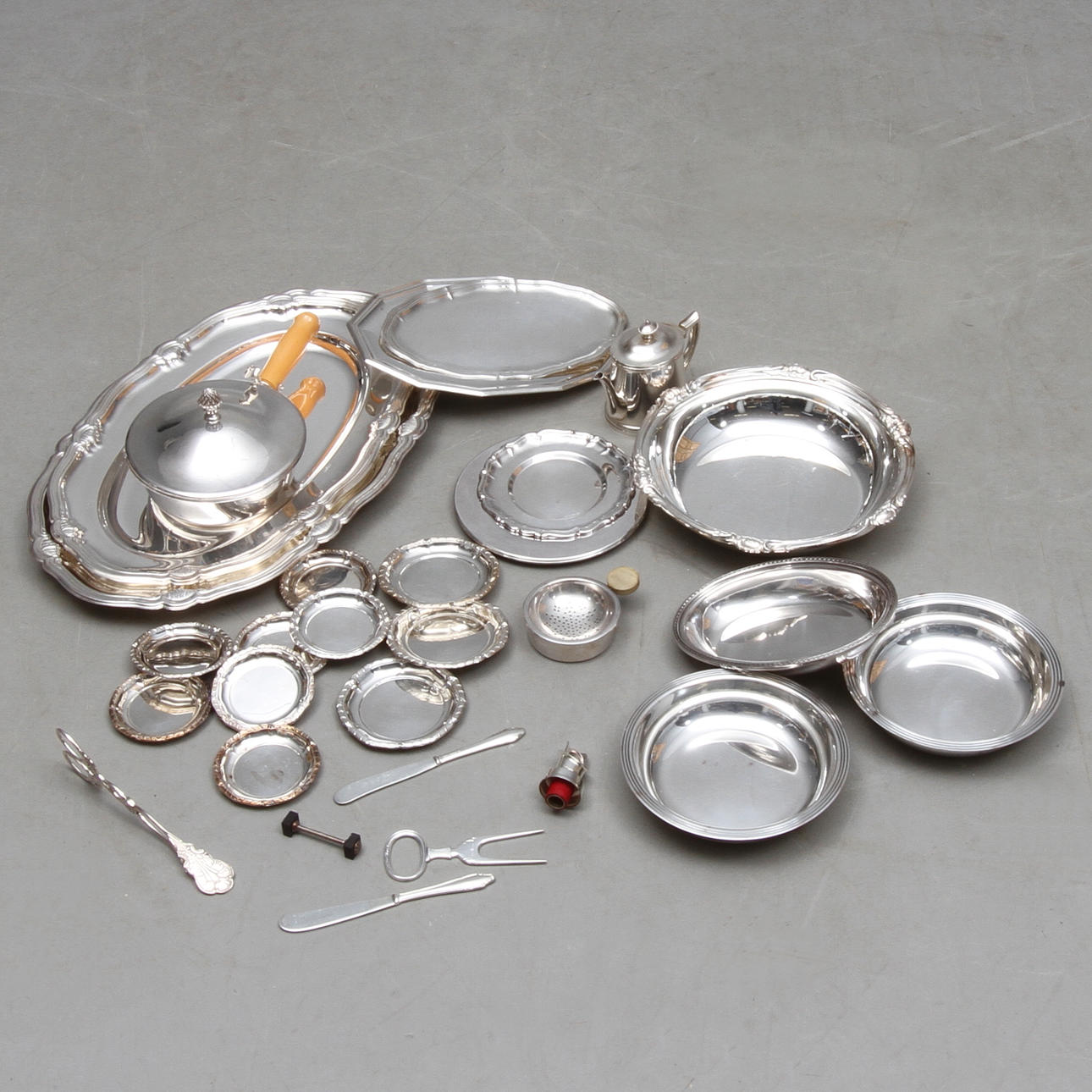 PARTI NYSILVER, bla, brickor, 1900-tal.