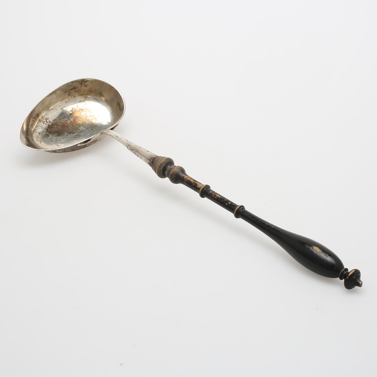 SOPPSLEV, silver och trä, Erik Nordgren, Jönköping, 1800-talets första hälft.