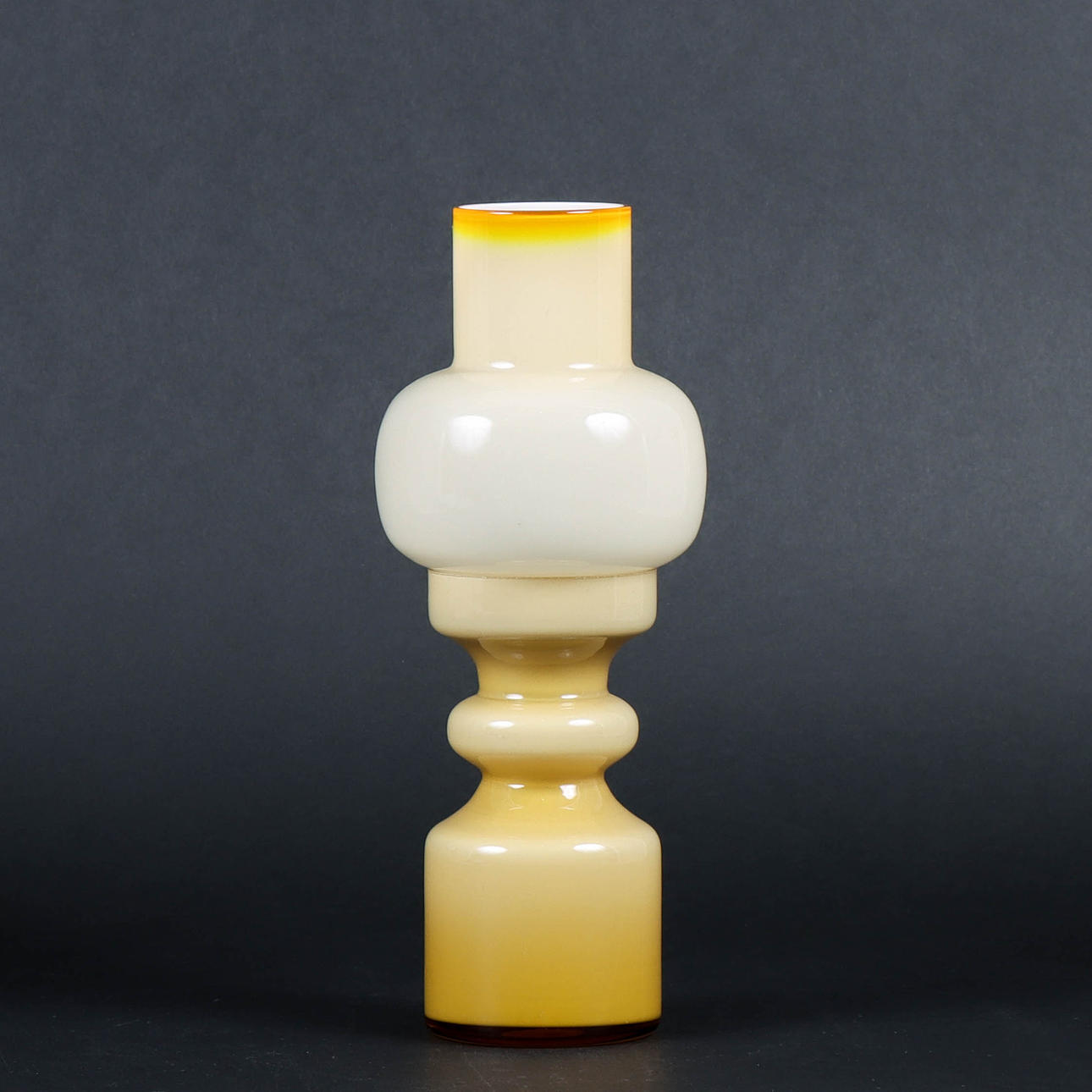 GUNNAR ANDER. Ljuslykta, glas, Lindshammar.