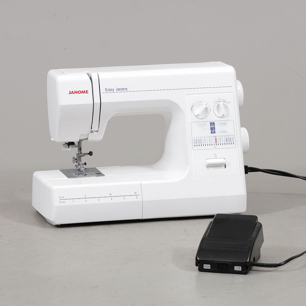 A sewing machine, “Easy jeans”, Janome, 2000s.