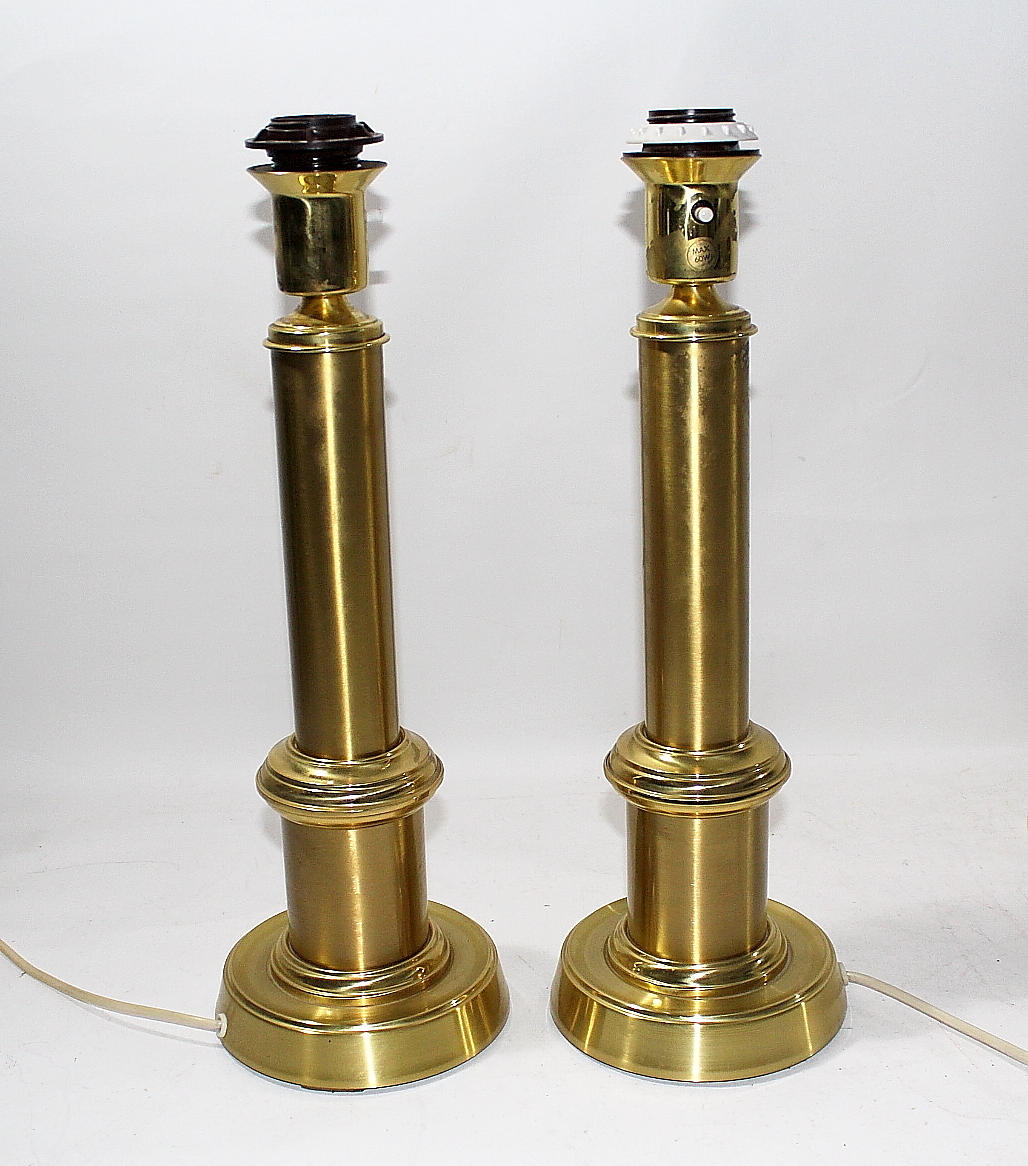 LAMPOR, paret, mässing, EWÅ Värnamo.